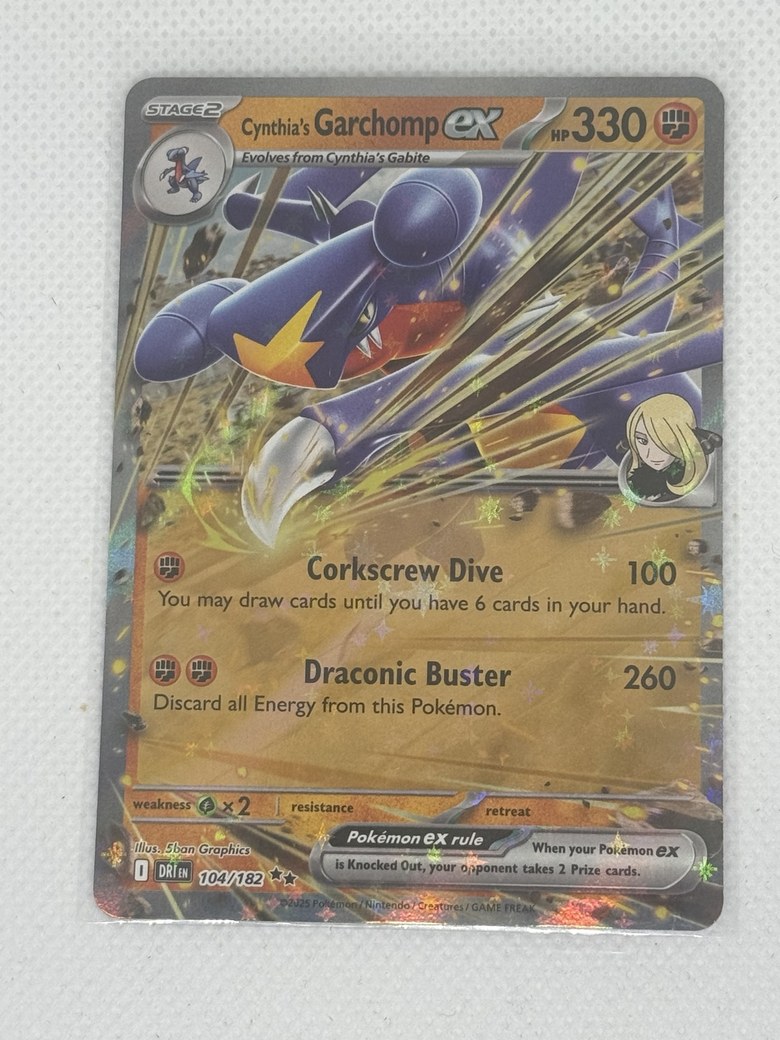 Cynthia's Garchomp ex front