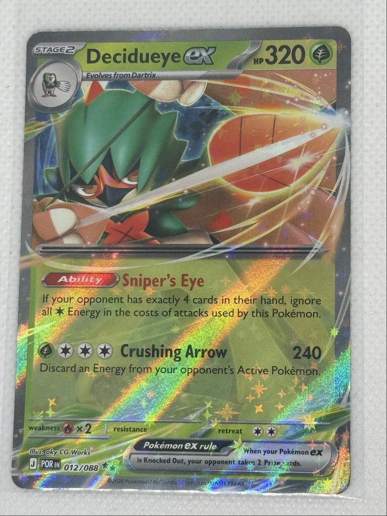 Decidueye ex front