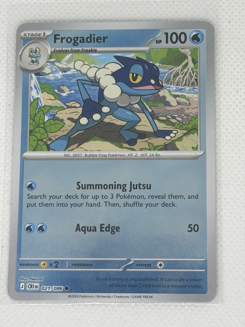 Frogadier front