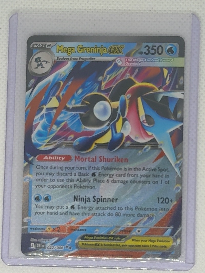 Mega Greninja ex front