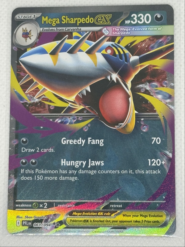 Mega Sharpedo ex front