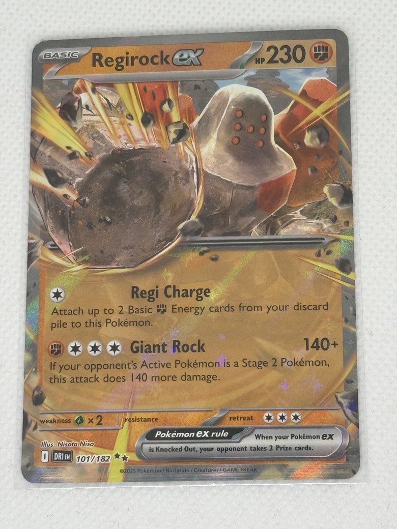 Regirock ex front