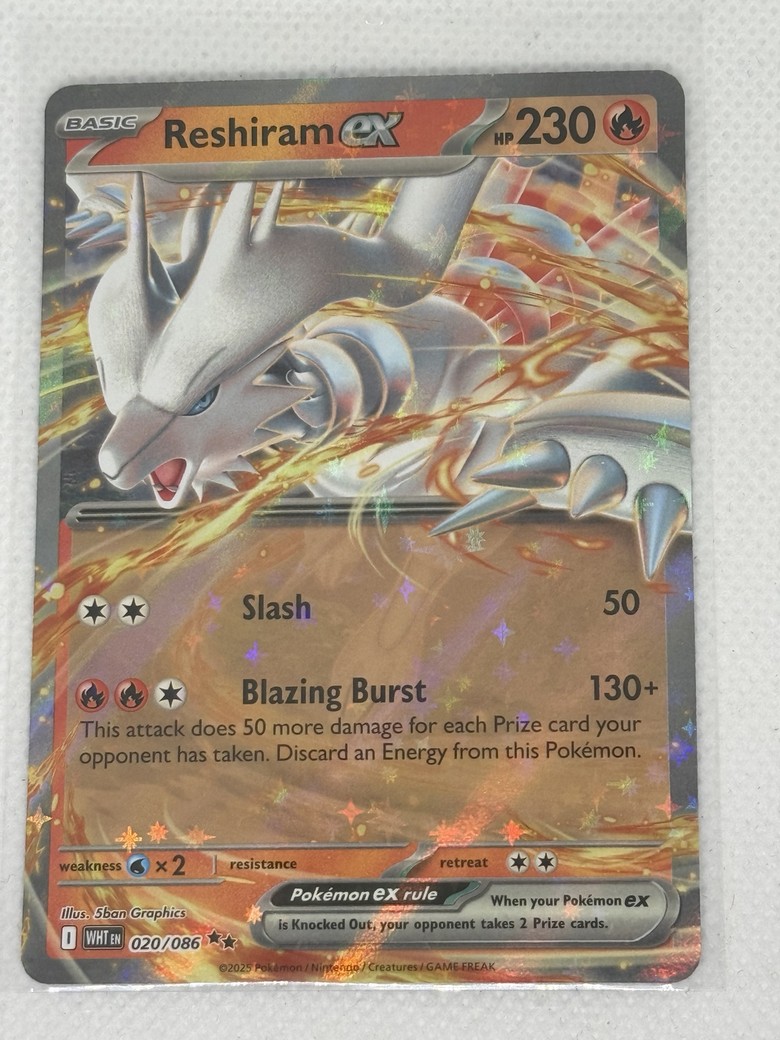 Reshiram ex front